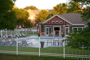 Resort style swimming pool